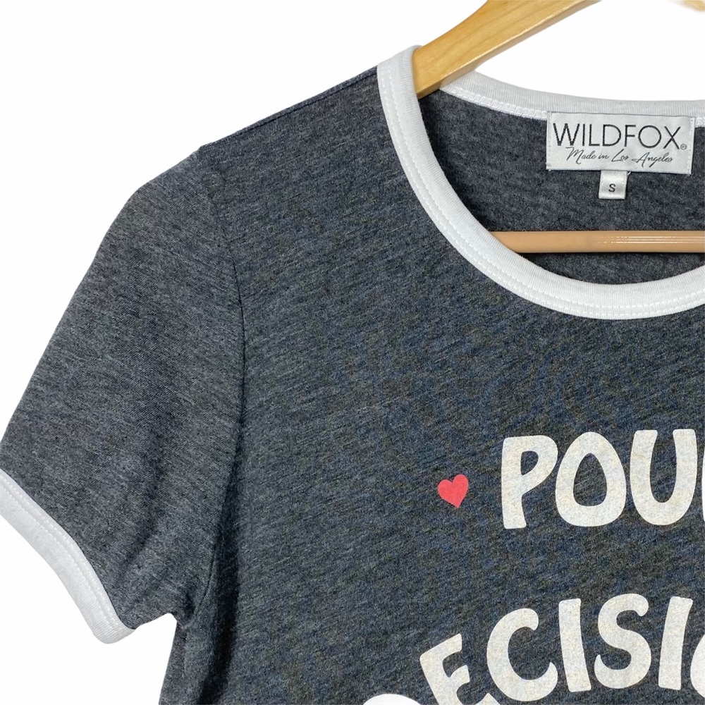 ♦️SOLD♦️Wildfox Pour Decisions Johnny Ringer Tee - Picture 5 of 10